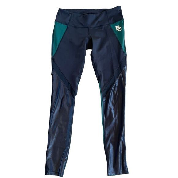 Zoozats NCCA BAYLOR BEARS COLLEGE WOMEN DRI FIT TRAINING TIGHTS LEGGINGS Small‎ - Picture 2 of 4